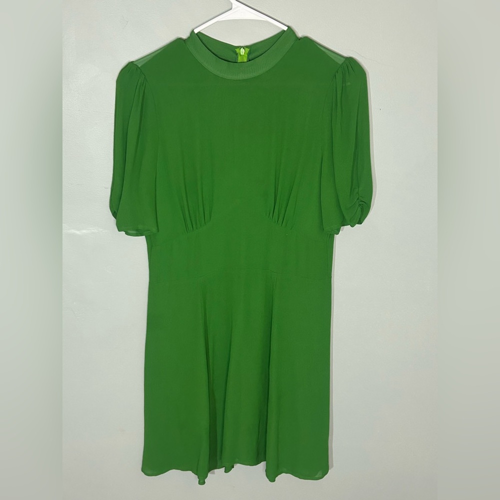 Green, Semi-Sheer Women's Reformation Midi Dress